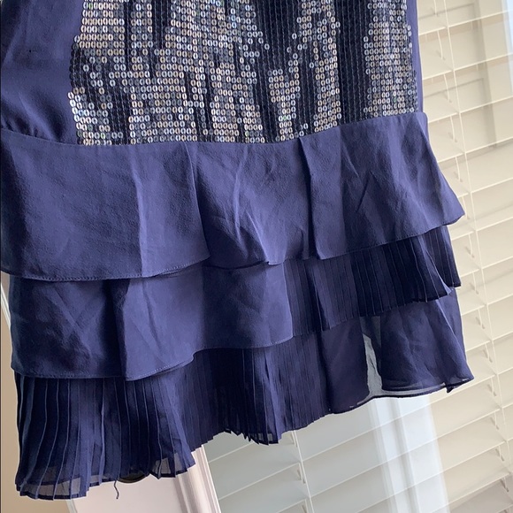 BCBG MaxAzria NAVY XS Sequin Dress - Picture 5 of 9